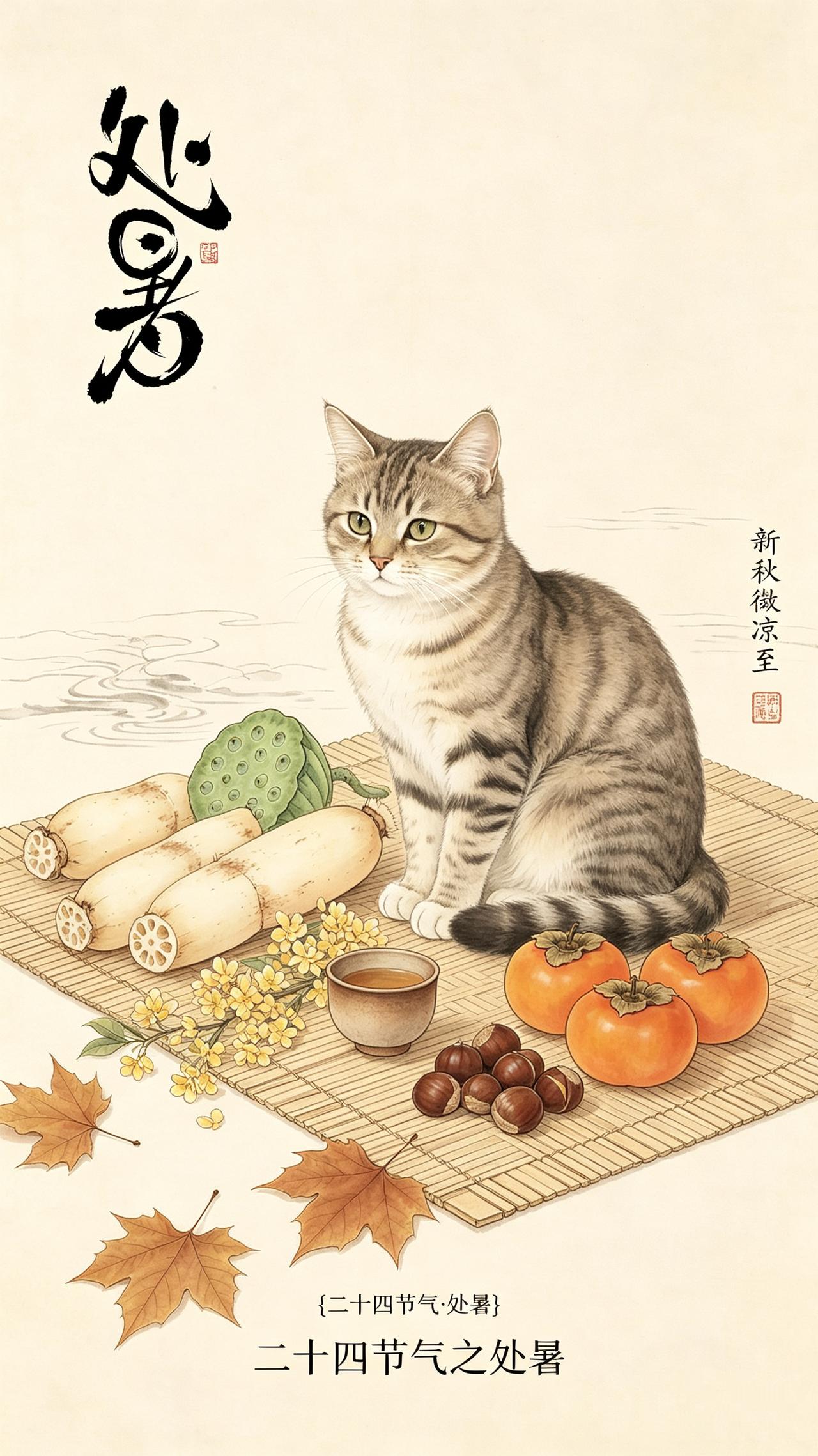 处暑：人间新凉，万物从容暑气不是骤然褪去的，是慢慢收、悄悄散的。盛夏