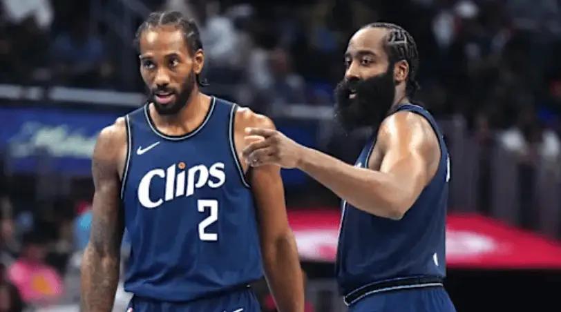 哈登和伦纳德双星，看了比赛，都知道比赛能力还有，就算带着边角料也不至于一场比赛赢