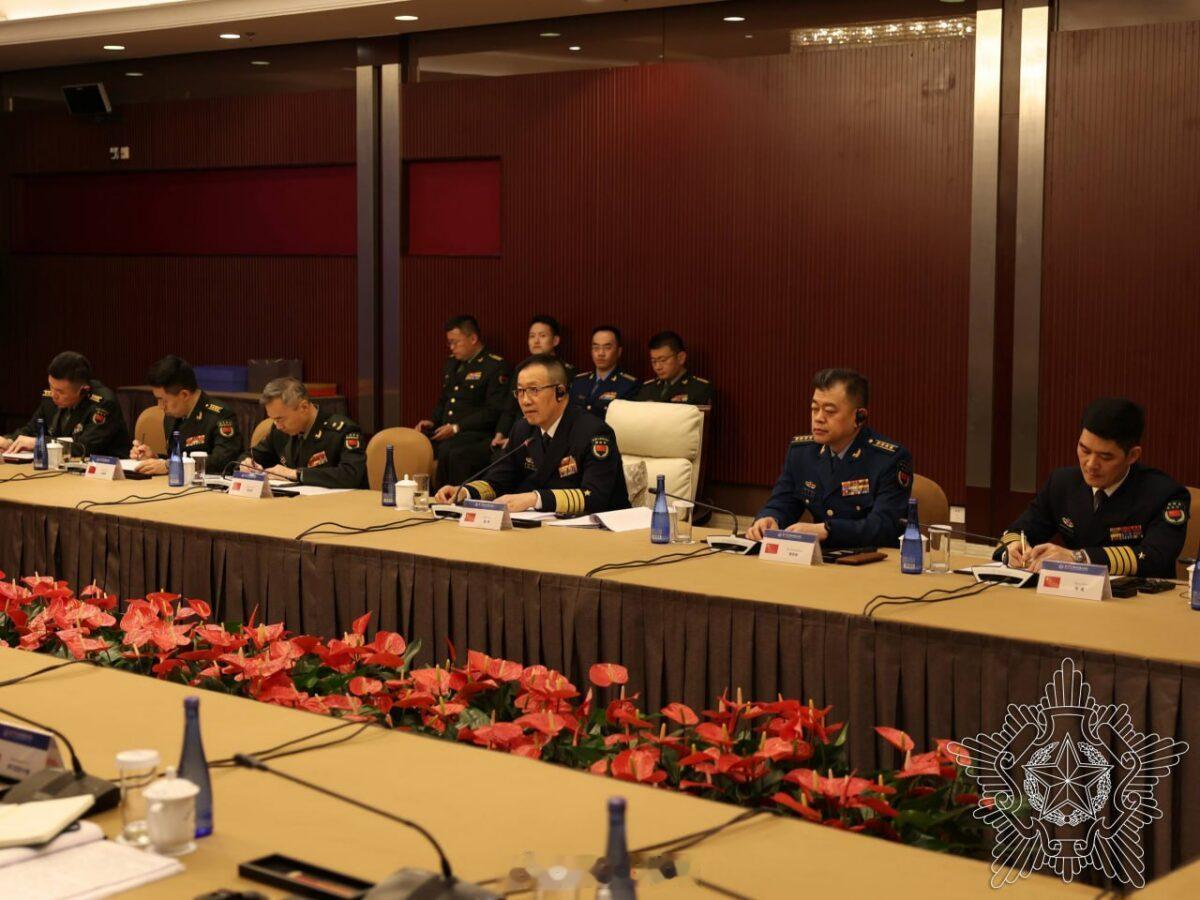 董军2026.09.15董军在北京会见🇧🇾防长赫列宁、东盟秘书