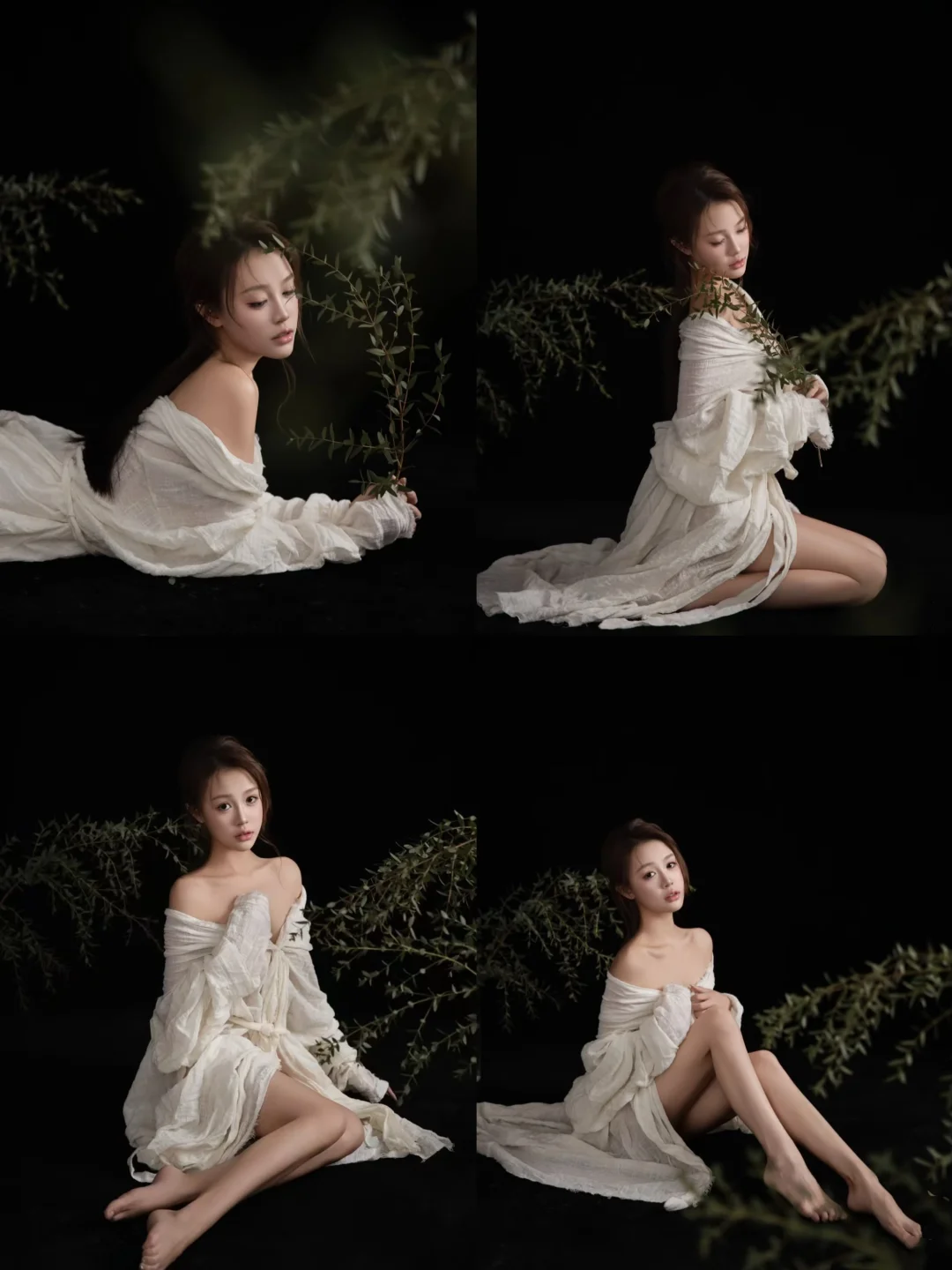 白月光的氛围感写真，美绝了