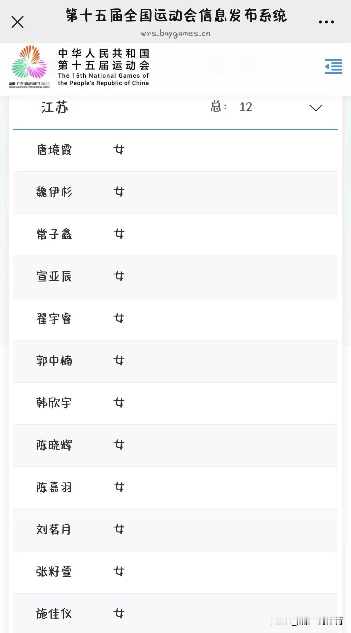 中国女排主力二传手张籽萱入选江苏U18女排全运会12人参赛名单。虽有世锦赛主力二