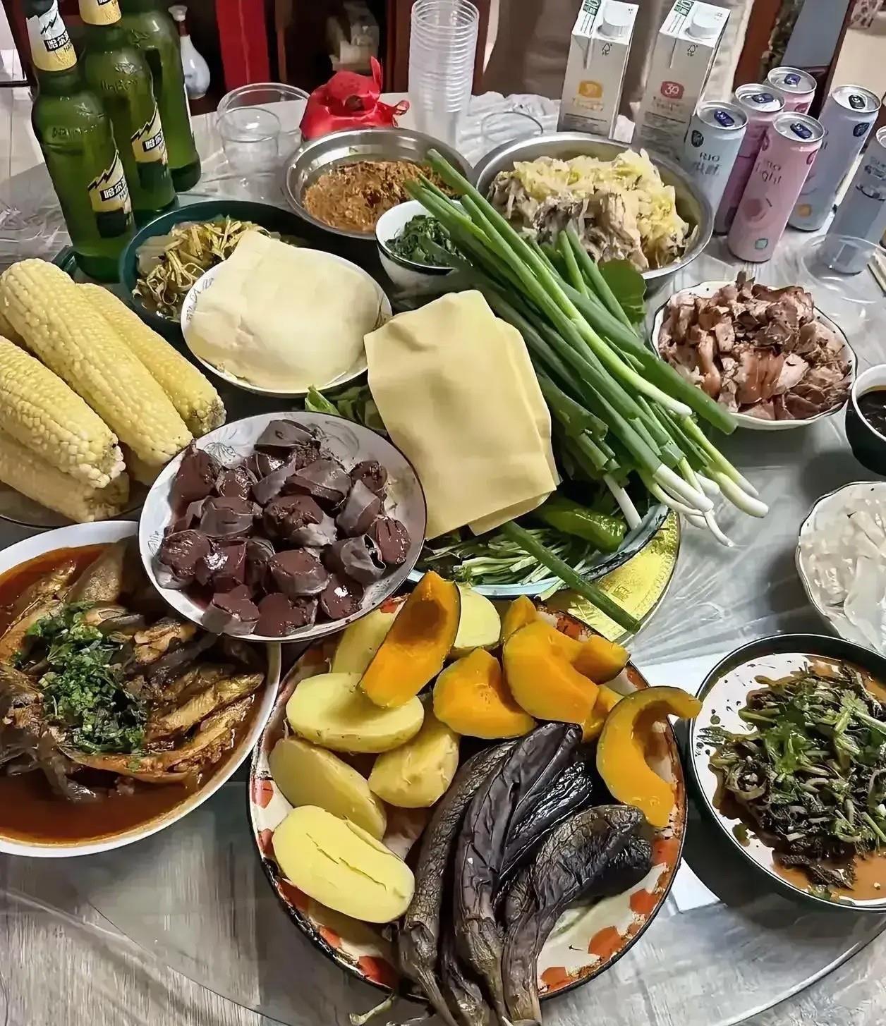 南方人看到这桌菜，会不会扭头就走啊。