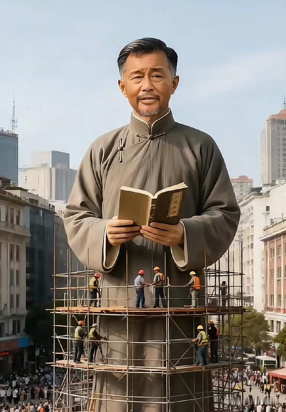 网友们真太有才了，用AI生成居然毫无违和感，果然温暖的人终会相遇。沈巍老师手捧经