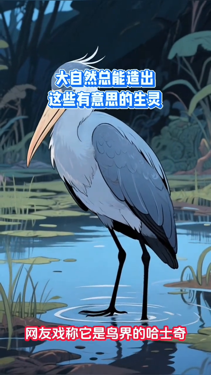 呆萌鲸头鹳，鸟界哈士奇。大自然总能造出这些有意思的生灵。眼前这只看着憨憨的大鸟