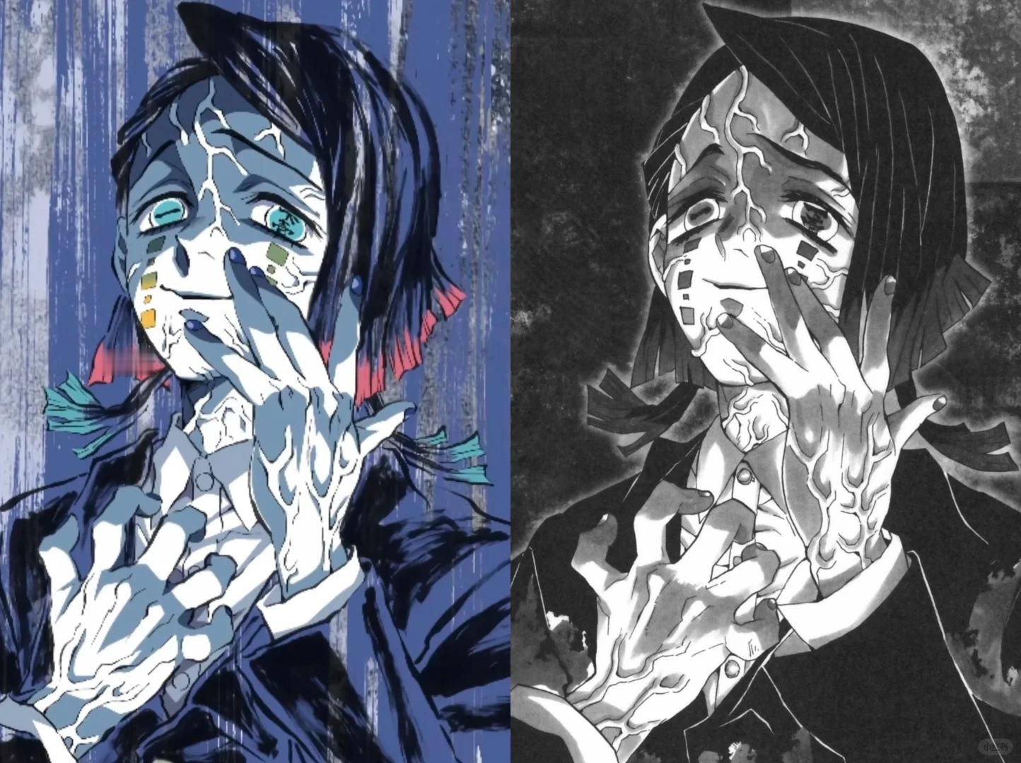 鬼灭之刃无限列车部分幕间原画对比