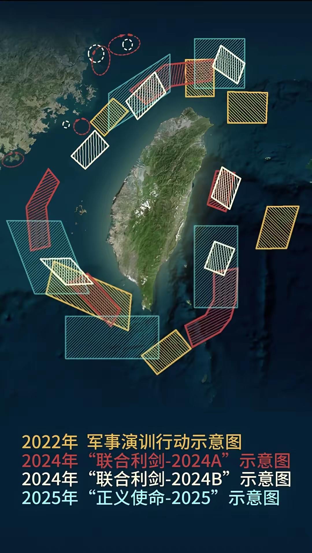 这次的对比图来了！真的是“越来越紧”。今年上半年的海峡雷霆没有公布区域图，但2