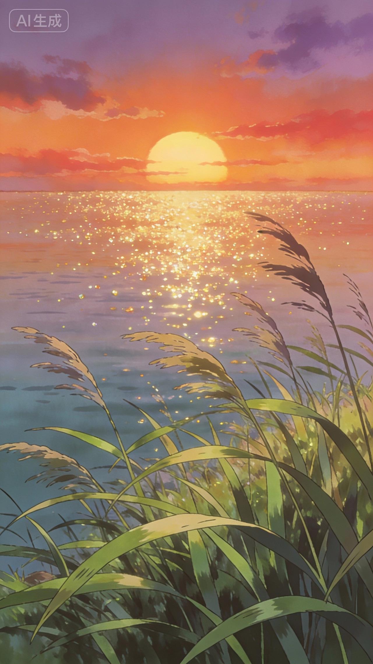 过尽千帆皆不是，斜晖脉脉水悠悠倚栏远眺，千帆过尽，未见归舟。晚风拂鬓