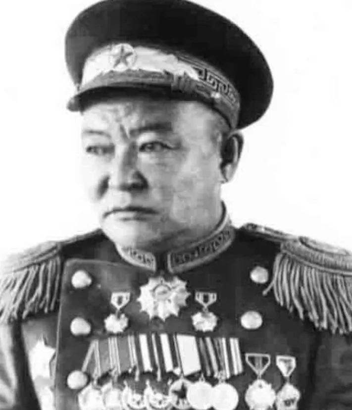 看清这个胸前挂满勋章的人，他是中华民族的罪人。就是他跟外人勾结，把外蒙古硬生生推
