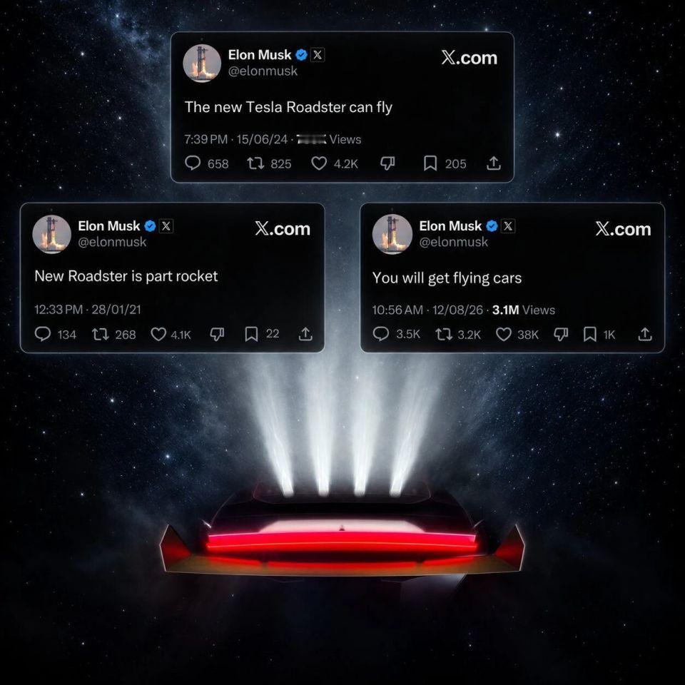 特斯拉Roadster，10月1日终于要亮相了。跳票9年，这次能摸到车吗？揭秘：两个版本。普通版2.
