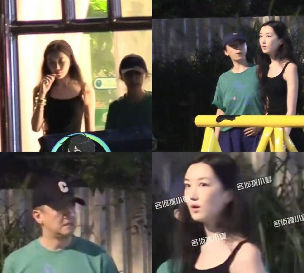 19岁李嫣好成熟抽电子烟，与爸爸和海哈金喜一起聚餐，出门后，李嫣拿出电子烟吸了一