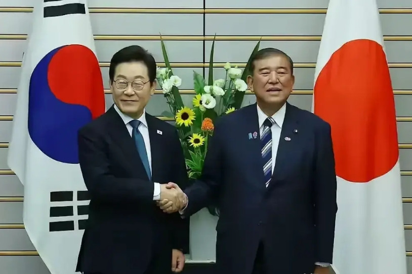 韩国李在明为何首访选择了日本，其实原因很简单，想跟随日本抱团取暖，在中美博弈中，