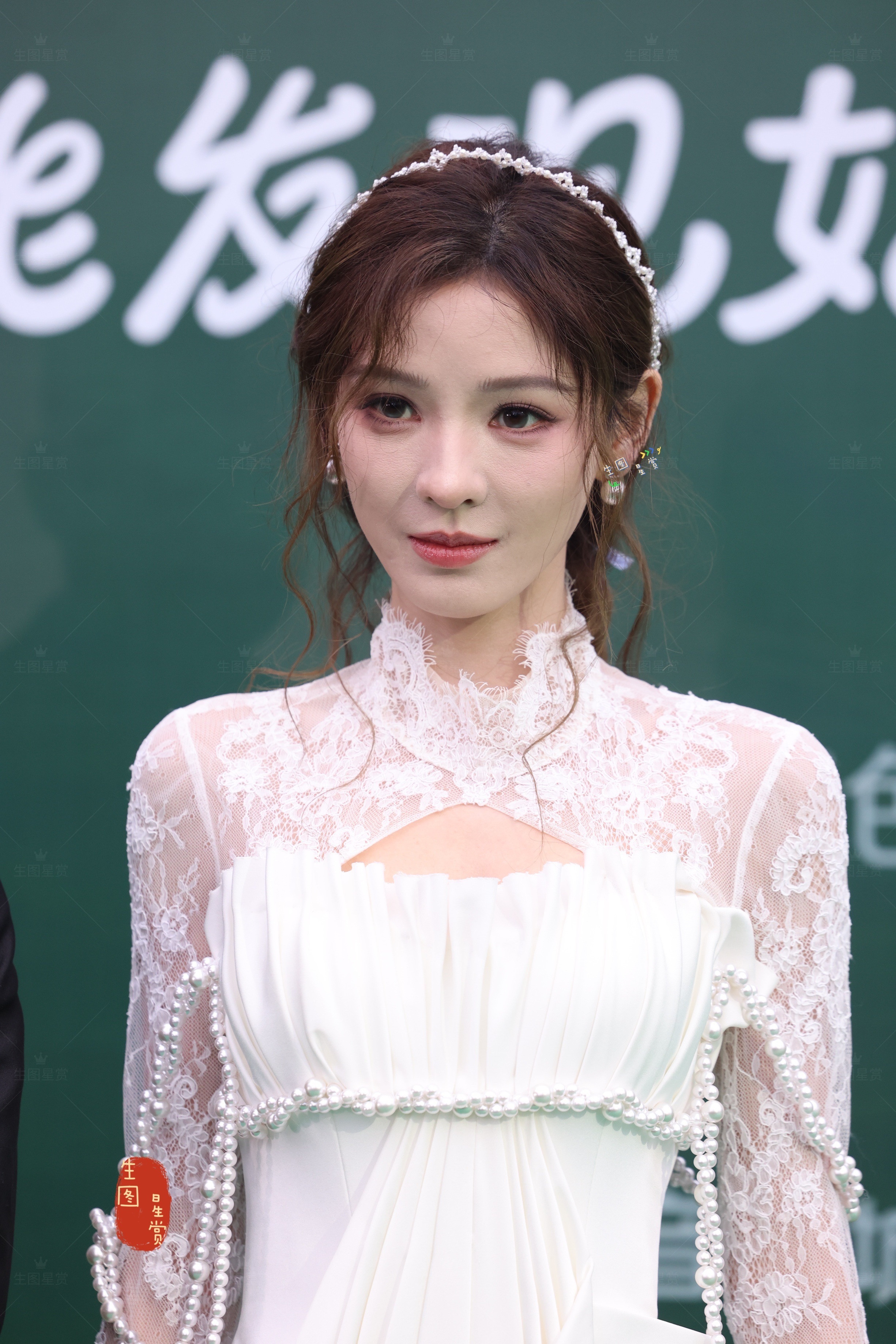 张予曦杭州线下活动生图纯白系珍珠女神阿瓜🤍👸🏻