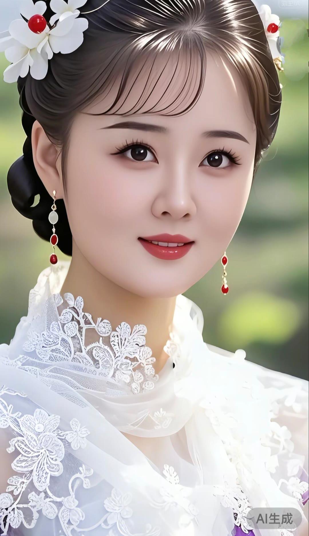 梦幻白纱裙，优雅气质美