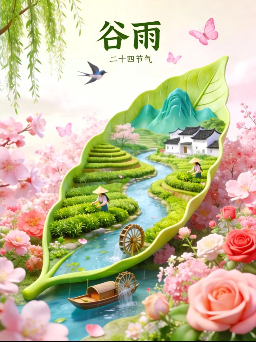 大家留意一下时间，马上4月20号了，上午9点38分一过，就算是正式进了谷雨节气。