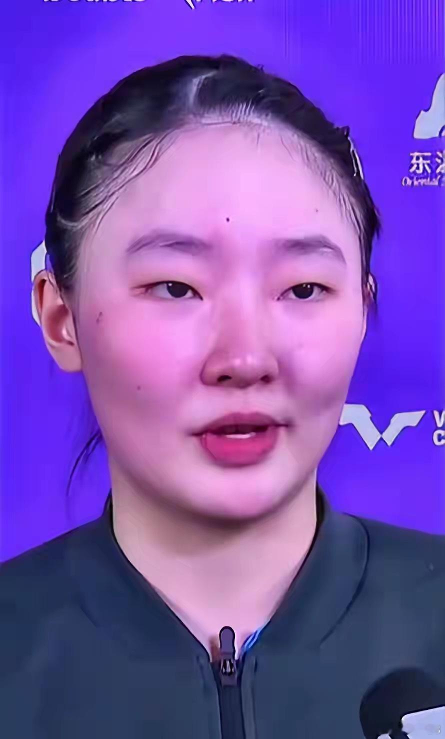 张本美和0:3不敌曼玉，但她的态度让人眼前一亮！在最近的比赛中，张本美和虽然以0