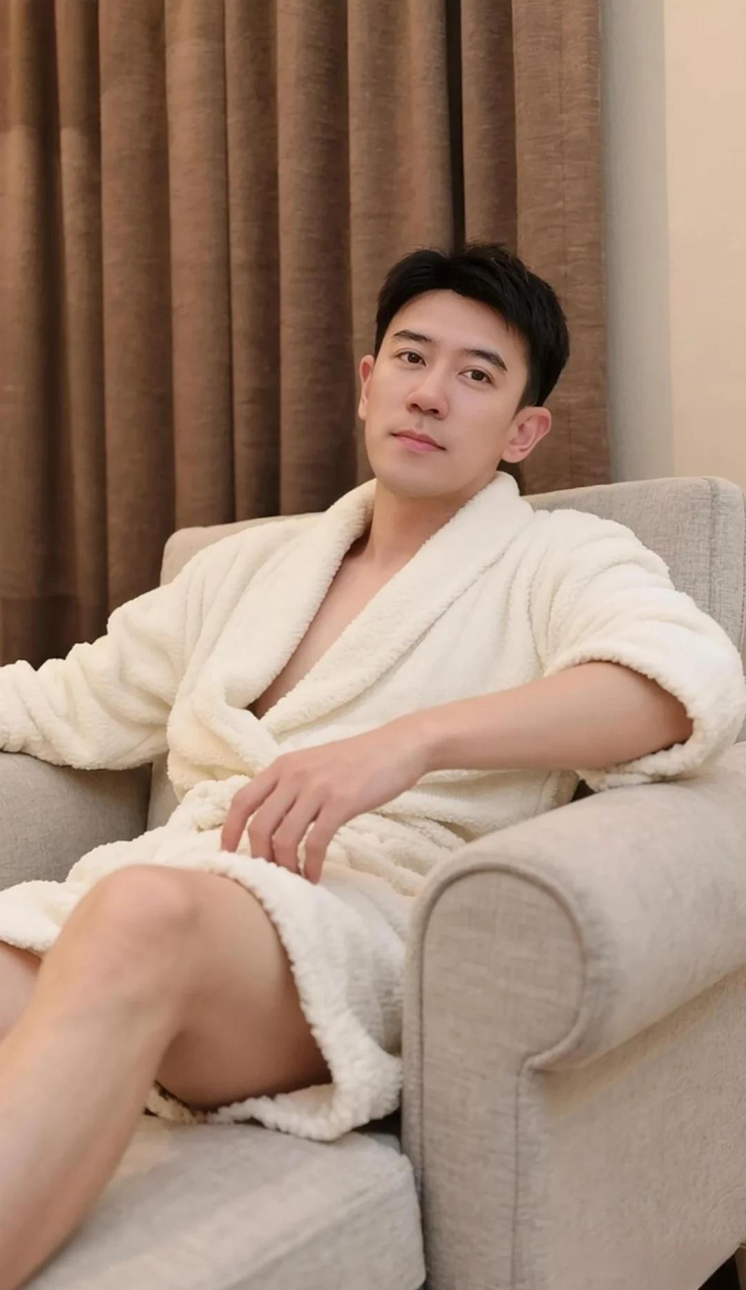 新的一天从早安开始阳光型运动男孩体育生做个阳光向上的男人冷白皮早安正能