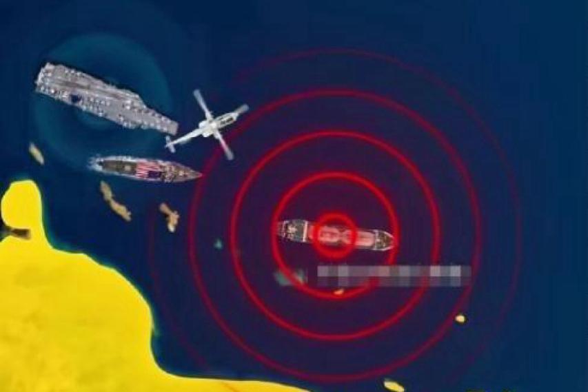 机会来了，老特上当了，老美不是扣留我们油轮了吗，我们是不是就可以扣留武器了…说白