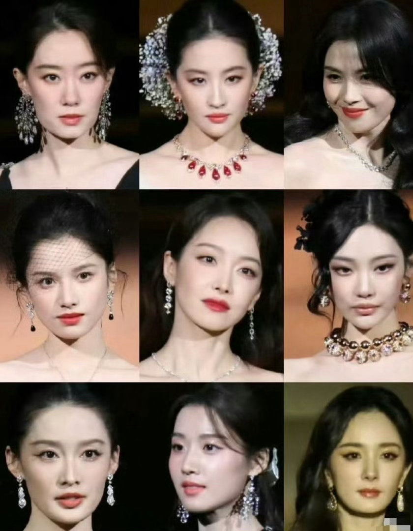 他们说刘亦菲是图二，这么牛逼的面部折叠度刘亦菲素颜女大