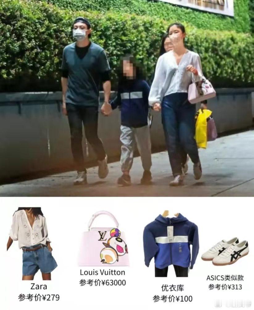 林心如的女儿也穿的优衣库，好接地气呀！​​​​
