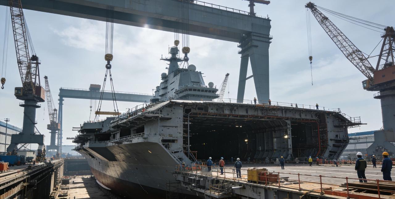 中国第四艘航母究竟走到哪一步？随着中国海军进入“三航母时代”，第四艘航母的