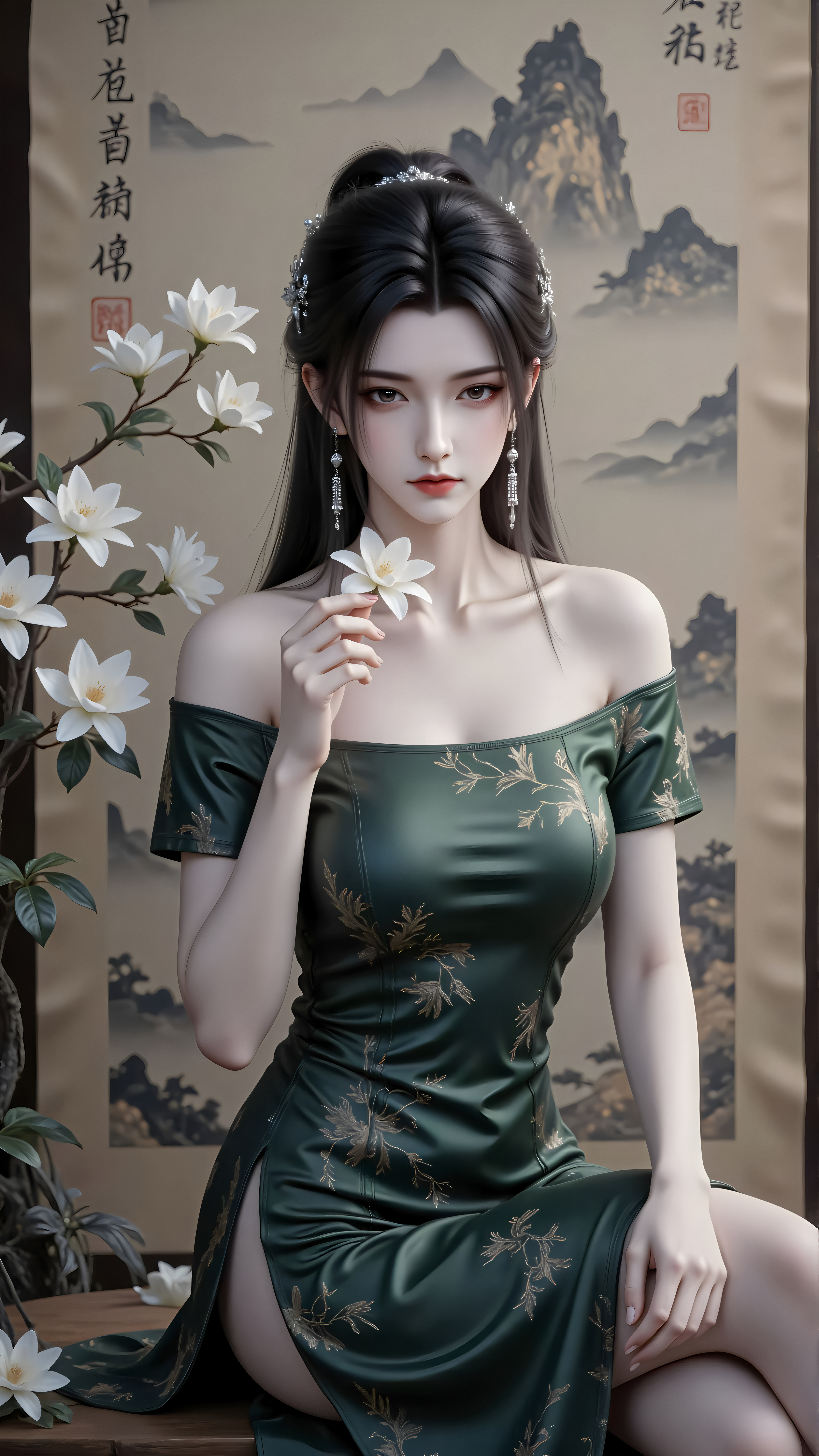 国漫女神4K壁纸分享：风云之至，诛仙陆雪琪，与小凡的邂逅！