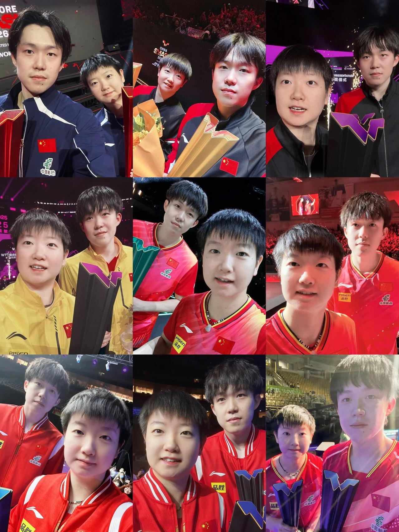 属于她们得时刻，两人合照最多还不是因为她们并肩作战的时候，拼力赢来的！八年，最