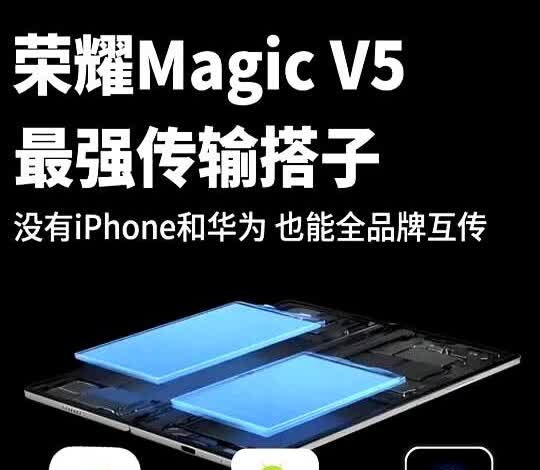 这才是我们需要的！荣耀MagicV5实现全品牌互传互联简直是我的救星！