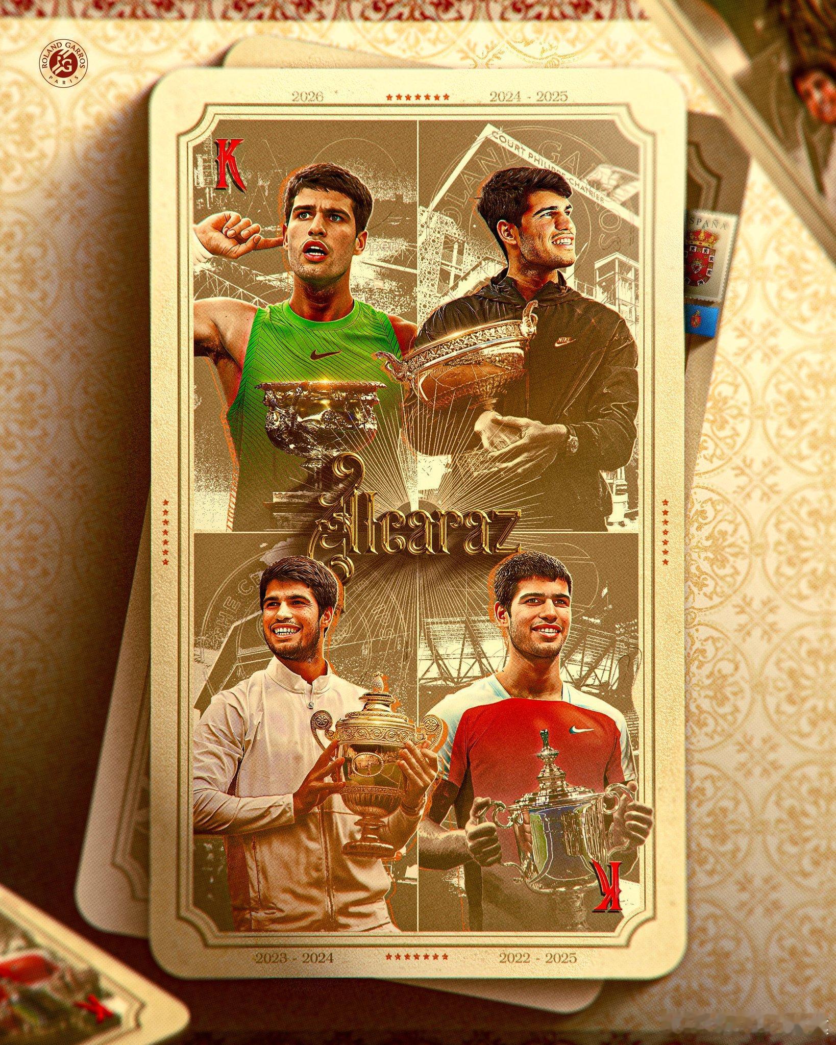 公开年代全满贯球员名单（下一个会是？）：拉沃尔考特比利简金埃芙特（第33个大满贯