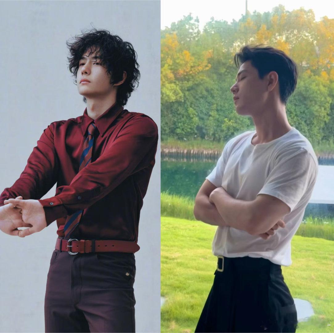 一时间也不知道是该羡慕肖战还是王一博…🥵🥵