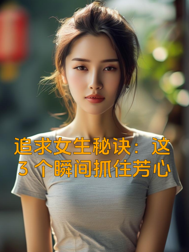 追求女生秘诀：这3个瞬间抓住芳心