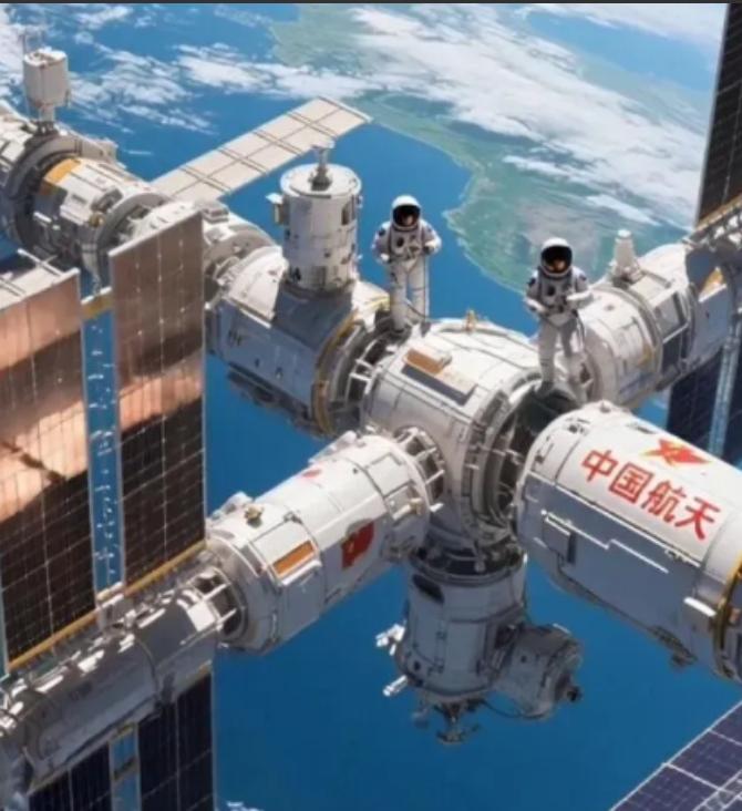 美国这次要急了!不是因为火箭没升空，而是中国空间站里竟没有一个英文，全是中文!