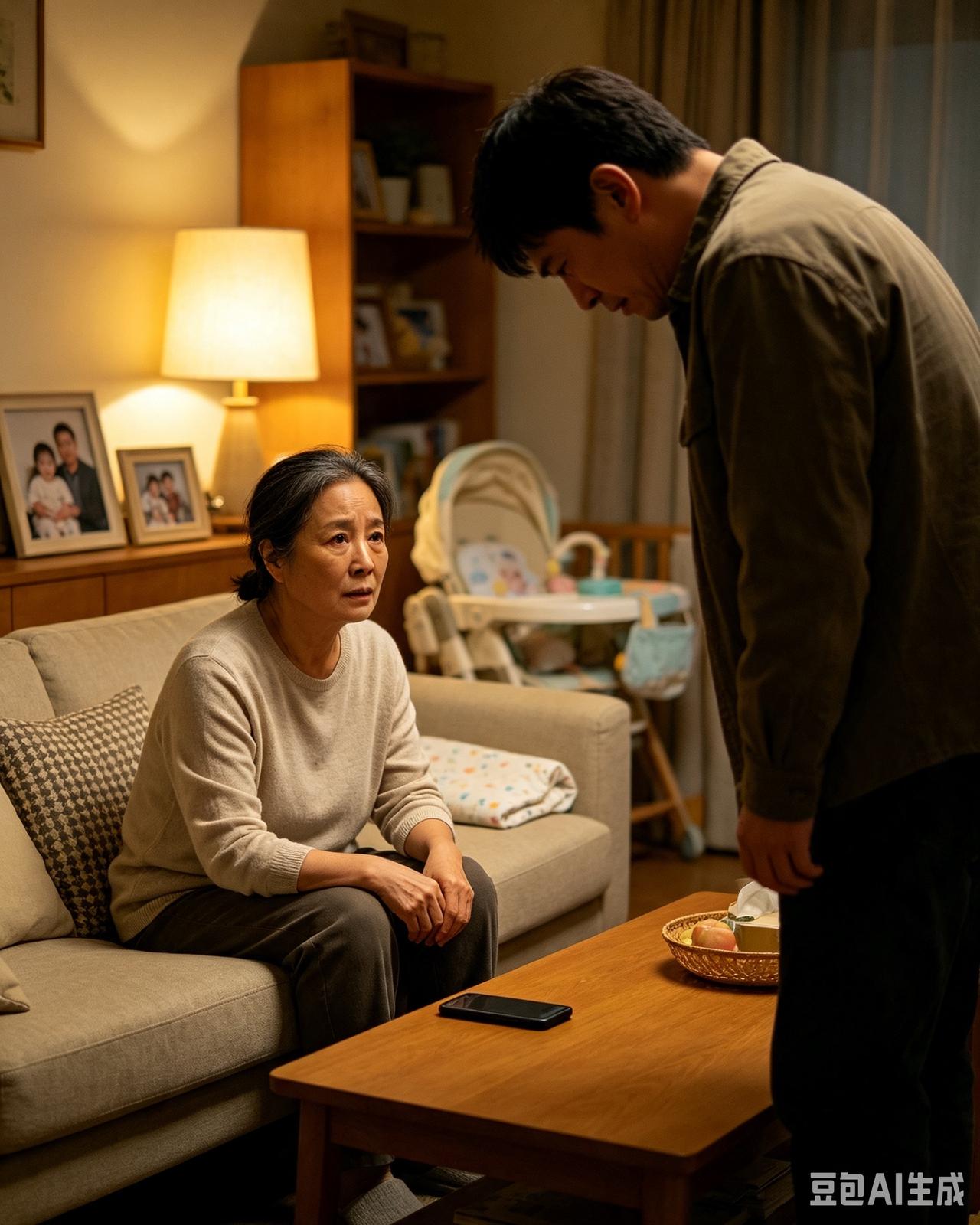 我女儿生孩子我给了两万。我自己的退休金攒的。我儿子打电话问我，我说你媳妇生孩子我