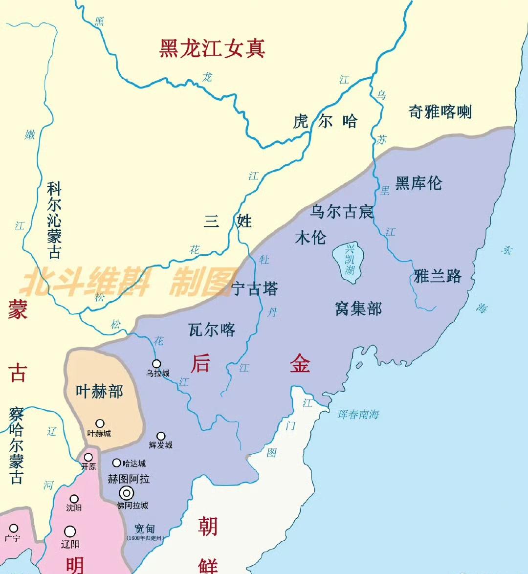 1616年的后金：别再被骗了这根本不是弹丸小国你是不是一直觉得，后金刚建