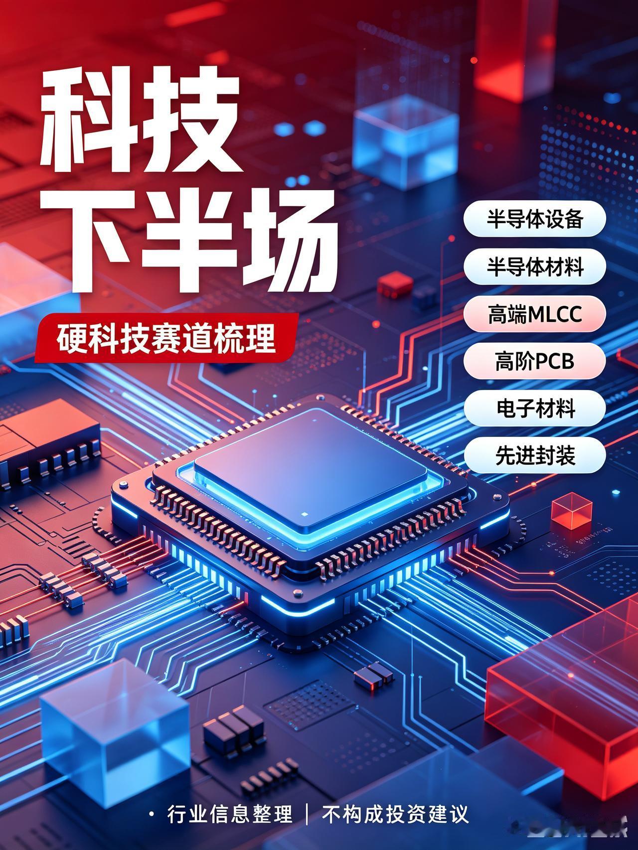 下半年还得看科技：值得重点关注的硬科技赛道仅为行业信息整理，不构成任何投