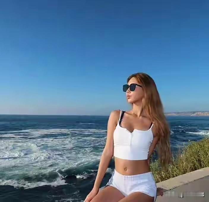 年轻就是好，美国度假，大海！蓝天！
