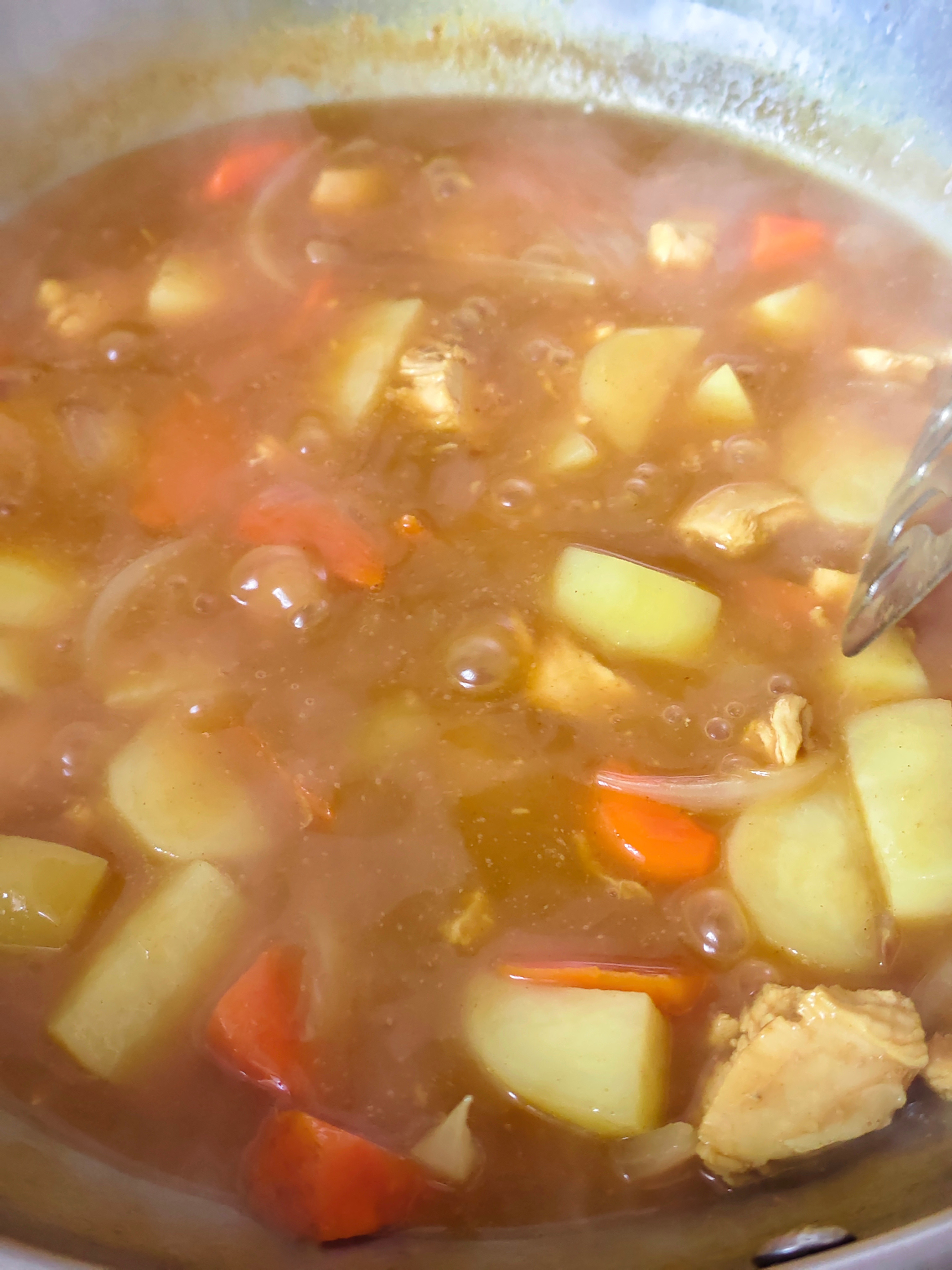 我上辈子老婆一定是个印度人，一到冬天就很想天天吃咖喱饭。