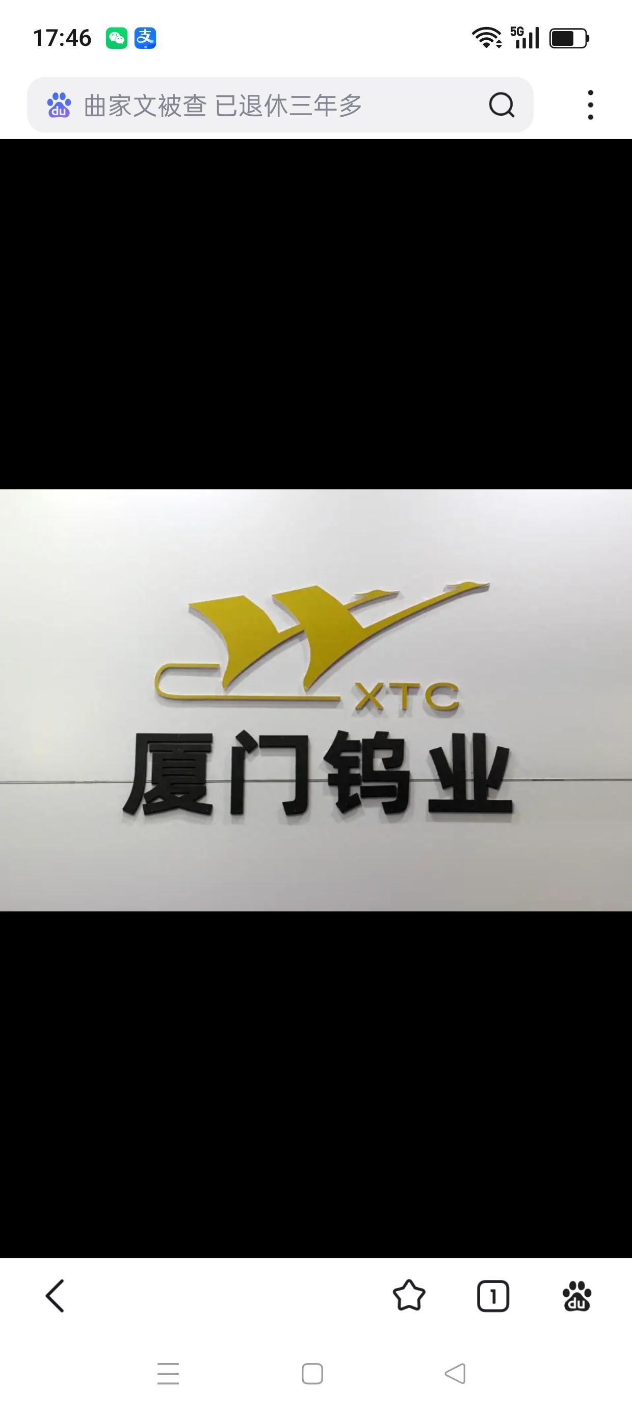 厦门钨业公司的控股股东是福建稀土集团，持有超过百分之二十八的股份，福建冶金控股集