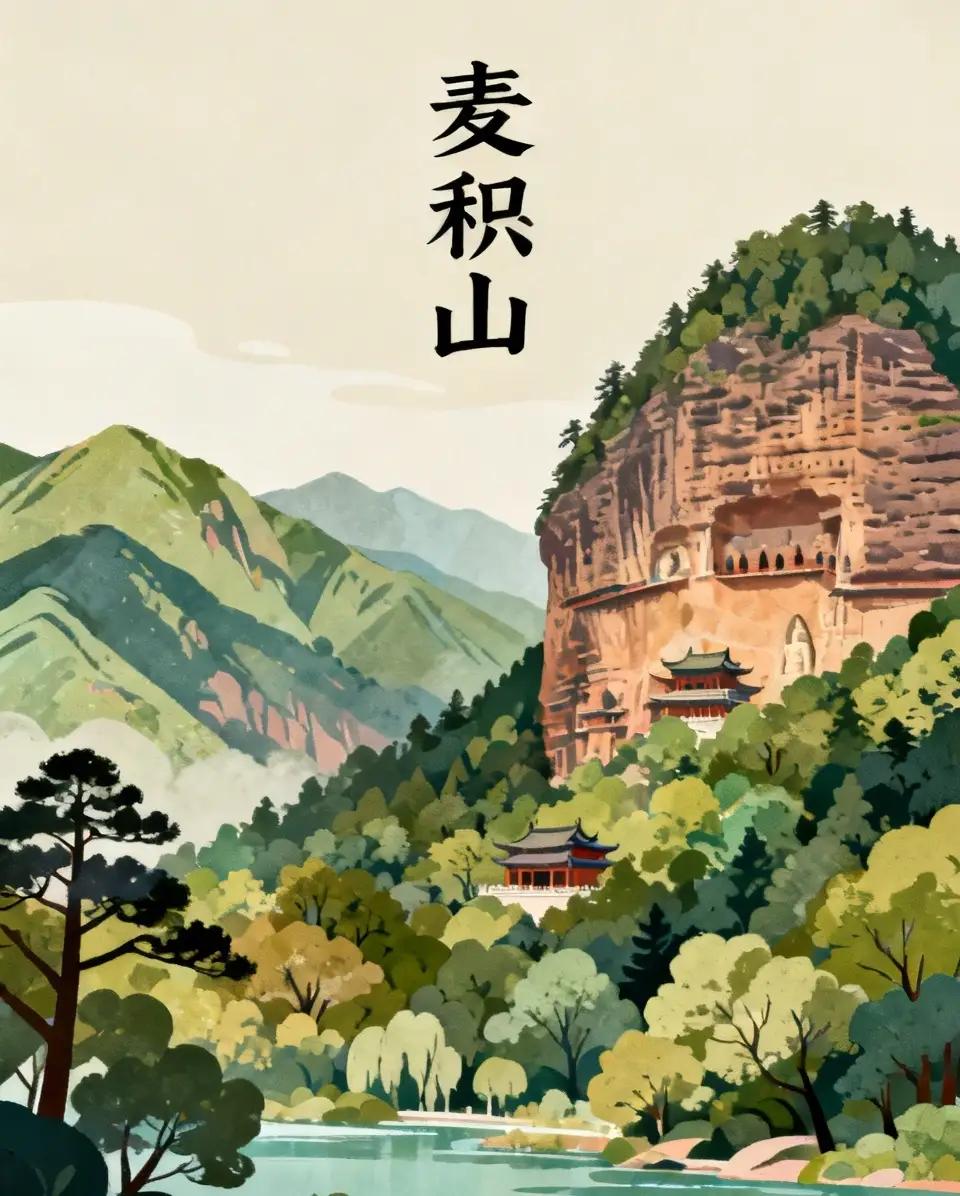 当年游麦积山在电脑的文件夹中，发现我2019年游甘肃天水麦积山的照片和录像时，