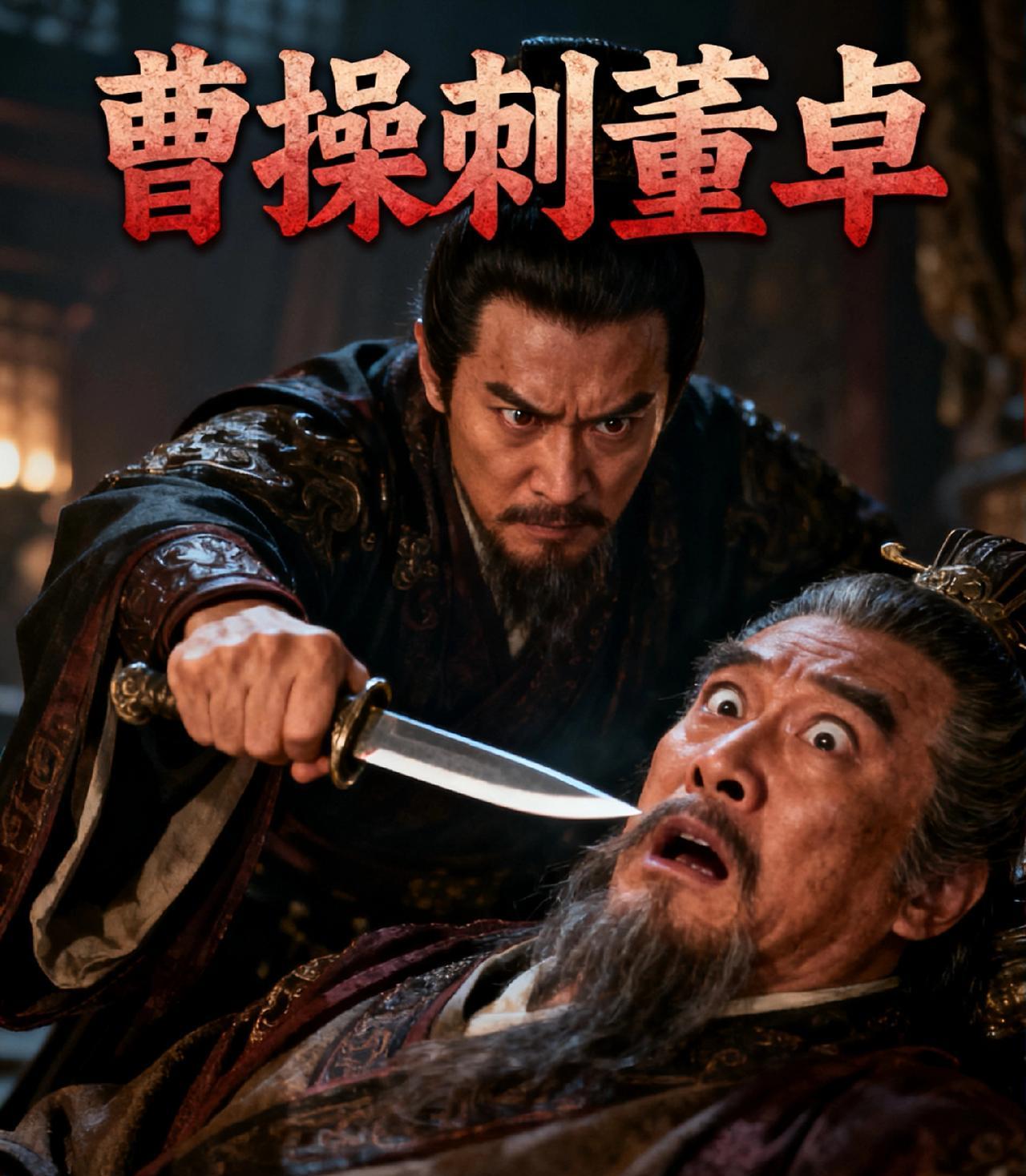 曹操刺董卓，他当年也是屠龙英雄啊，他为什么最后会变成国贼啊！“操提刀直刺董卓…