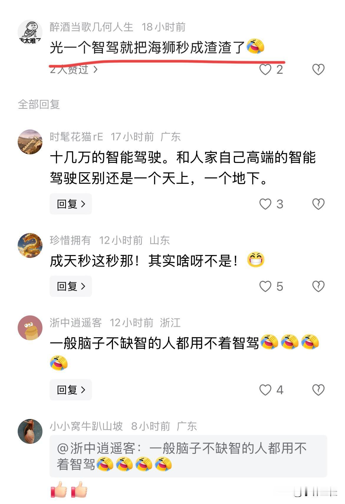 网友：“尚界H5光一个智驾就把海狮秒成渣渣！”话说，都快2026年了，为啥还有
