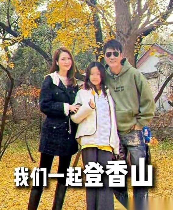 说真的，刷到张丹峰一家爬香山的照片，我第一反应不是“好甜”，而是“他好卖力”。