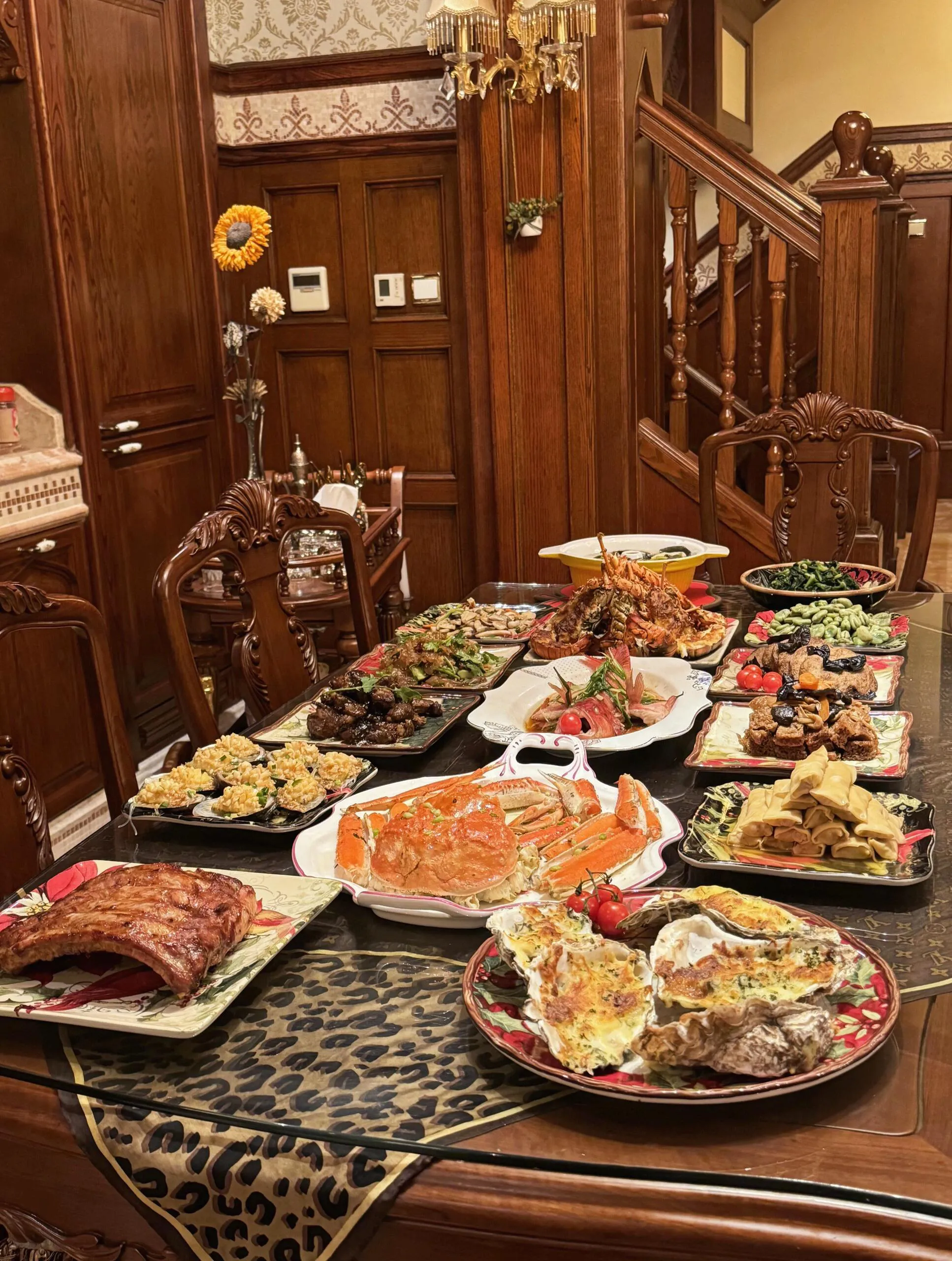 第一次去朋友家做客吃饭，这样的饭菜招待我