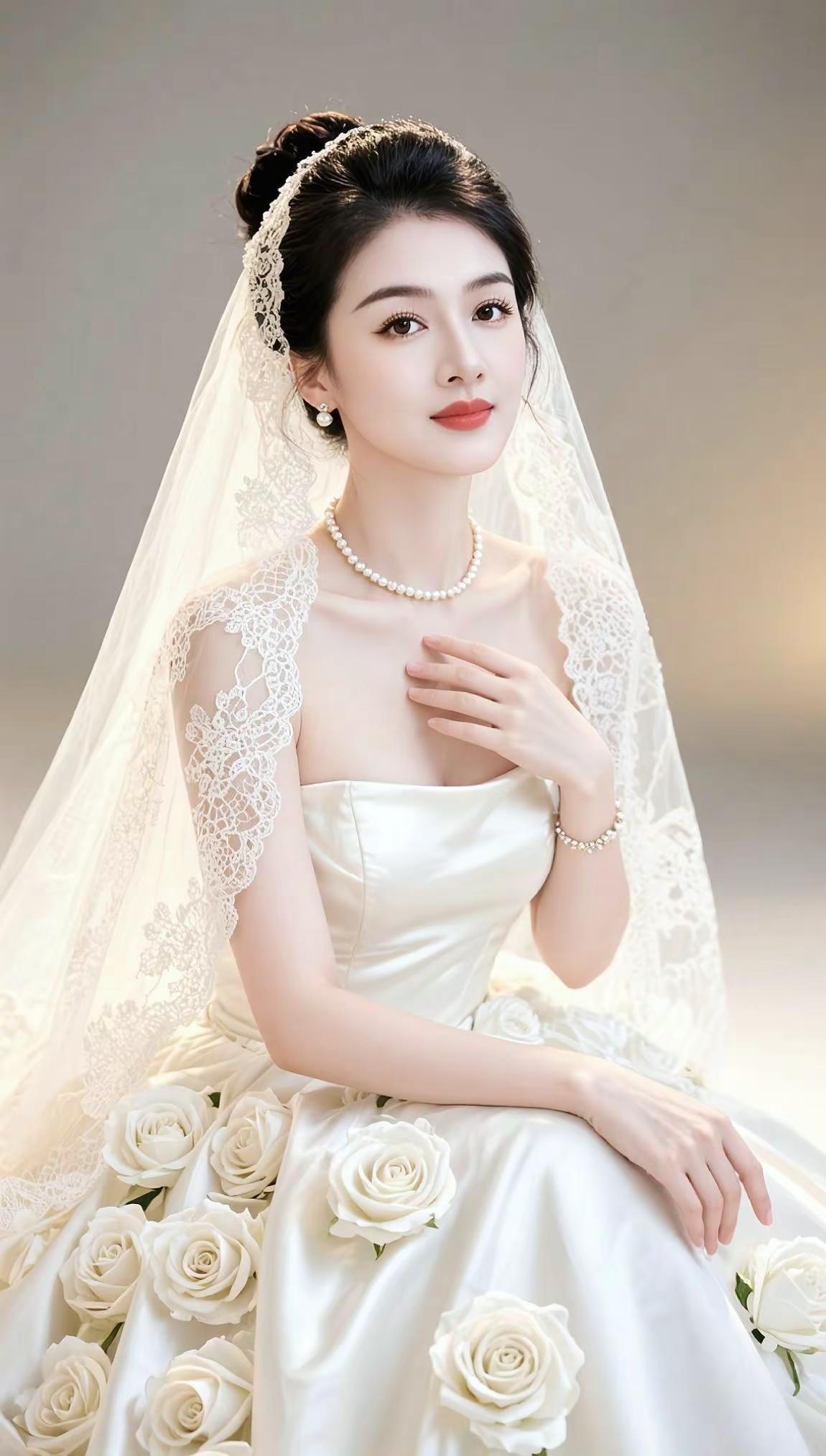 AI暖调轻奢婚纱写真ai创作全新升级ai写真婚纱梦中的婚礼