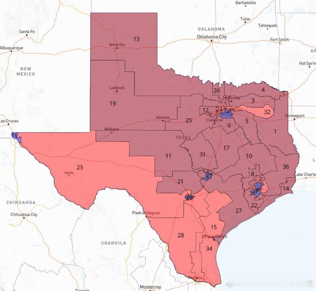 【黄金时代】看来德州的选区划分差不多了！美国最高法院立即推翻了激进法官此前否决德