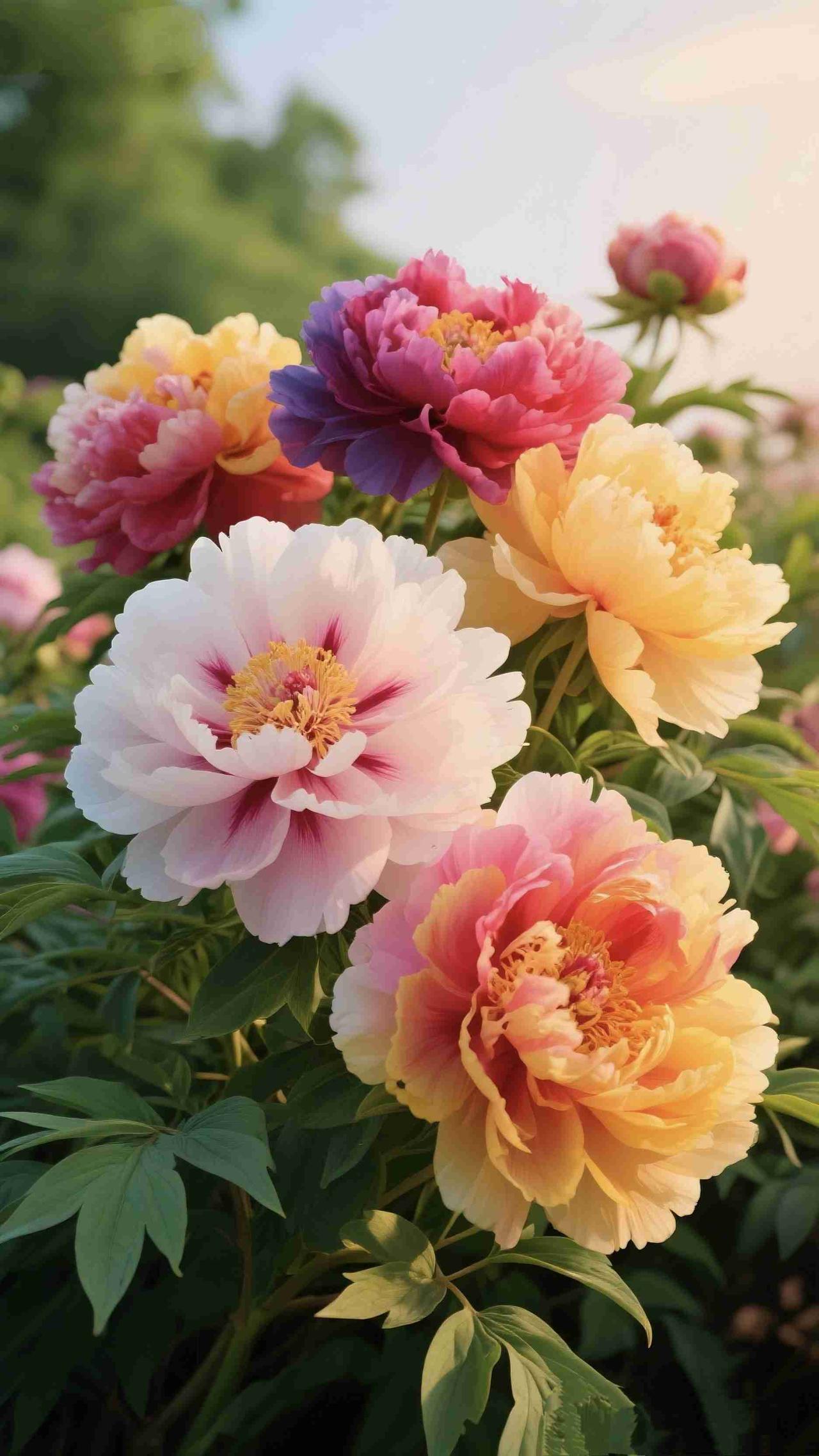 我的今日状态：😁轻松愉快我这里的天气：☀️晴天《牡丹赋》春风拂过阡陌