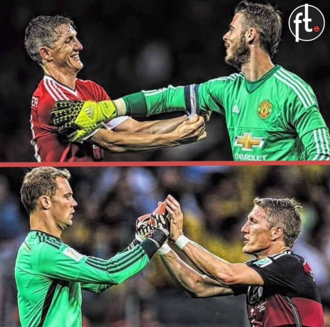 【老实人】🗣️施魏因施泰格：“我刚来曼联的时候，德赫亚问我‘告诉我，我比诺伊尔