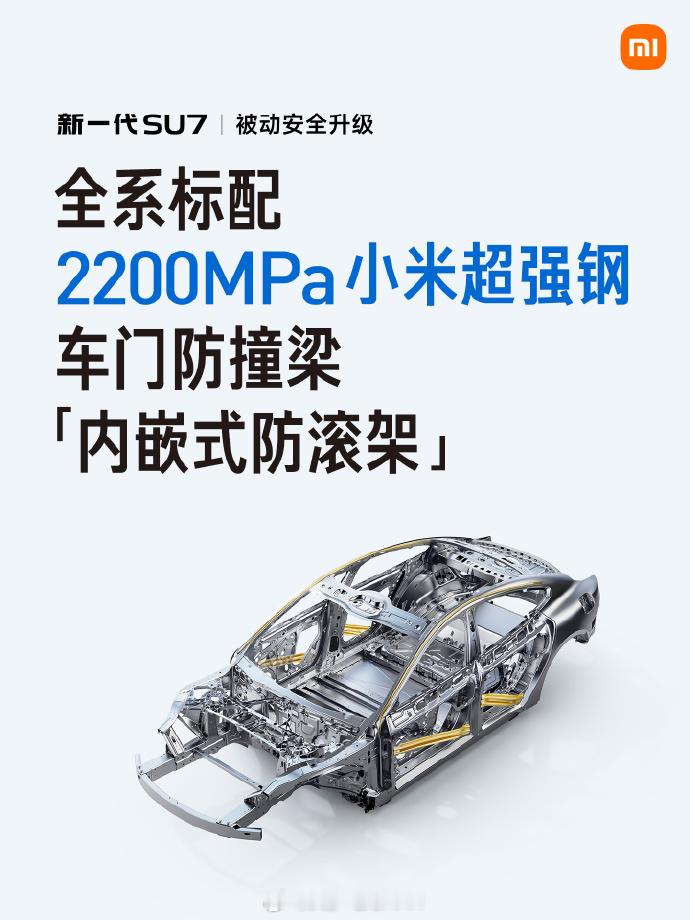 回看了一下新一代SU7之前的海报，发现安全这块小米确实是下了狠料，发布会真的可