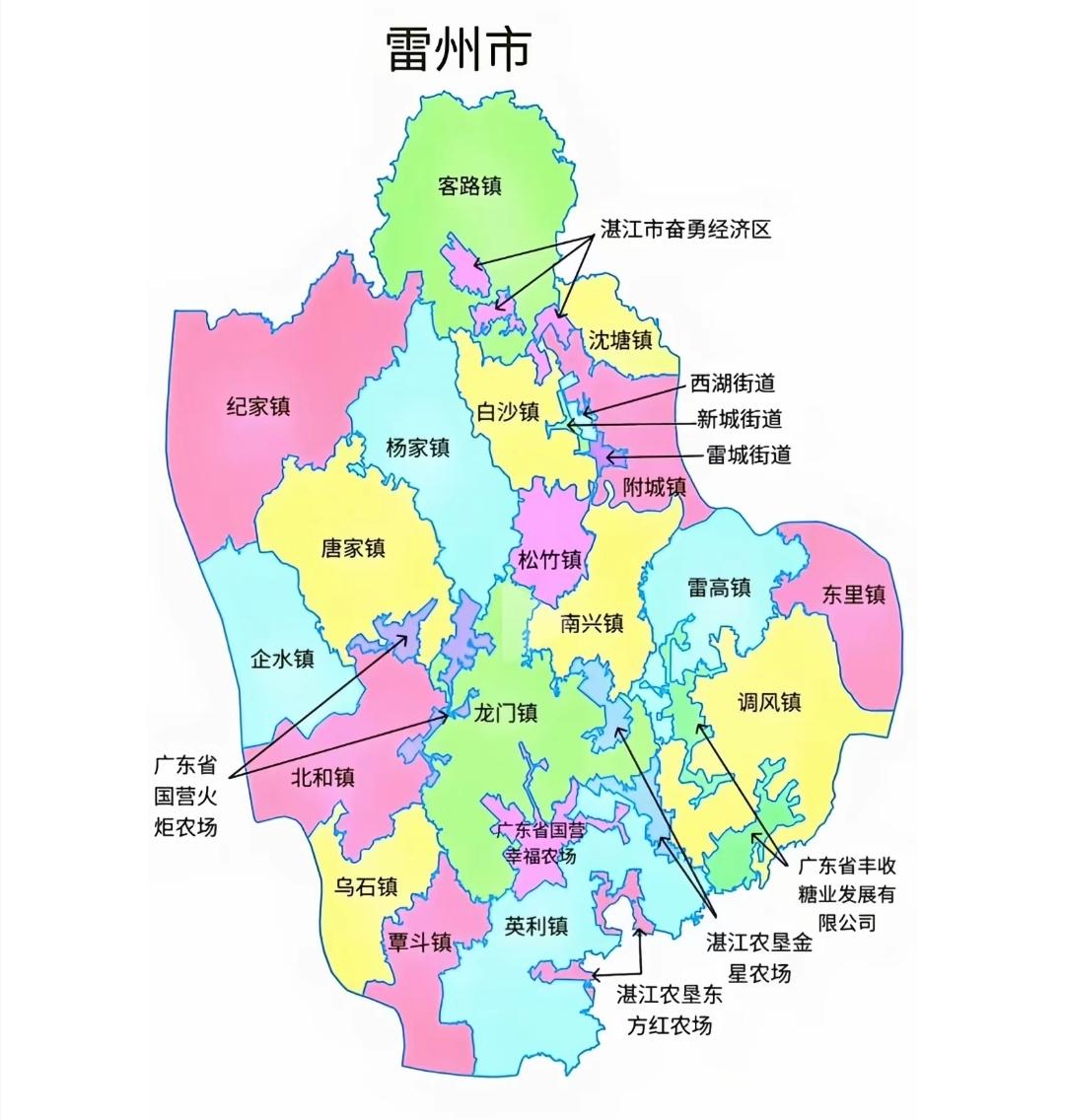 雷州各镇经济大盘点！现在实力怎么排？十五五、十六五谁会强势崛起？2025年