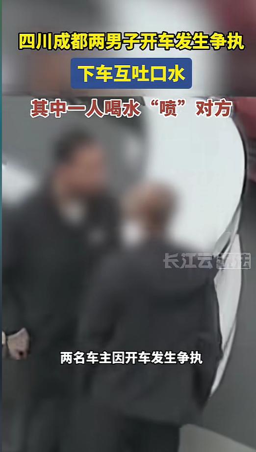 “君子动口不动手！”近日，四川成都，两司机在路上发生了纠纷，下车后情绪异常激动，