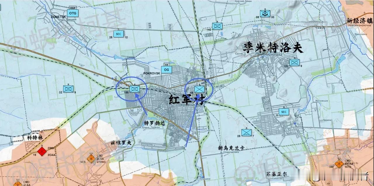 目前，参与红军城的守城战的，包括了乌克兰武装部队法械旅，第155机械旅和第68猎